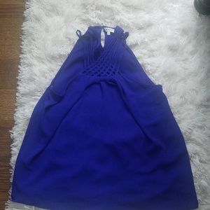 Blue dressy top..
